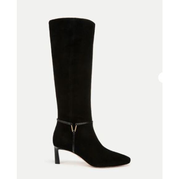 Veronica Beard Women's Kenzie Mid-Heel Tall Boot Wide Calf NIB 798 Sz 7.5 - Picture 1 of 10